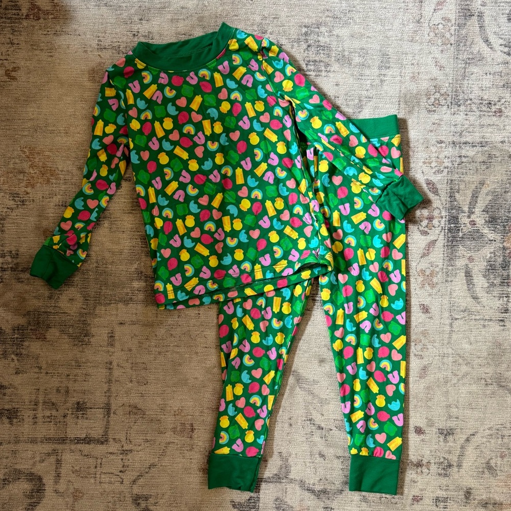 St. Patricks Day Kids Pajamas Set